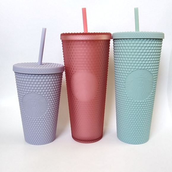 Starbucks Studded Tumbler Set ❤ - Picture 2 of 3